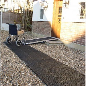 Rollout-Trackway Wheelchair and Pedestrian Pathway